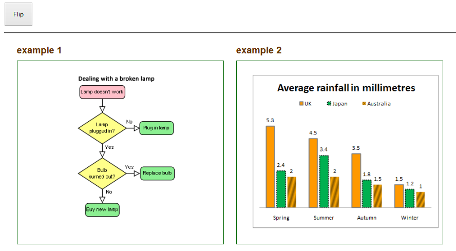 Default state with images displayed.