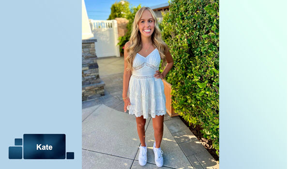 Meet Kate our January 2024 Student of the Month