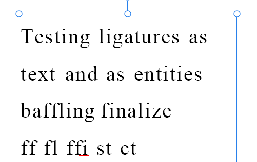 Text in PDF that has had character spacing applied to make it legible.