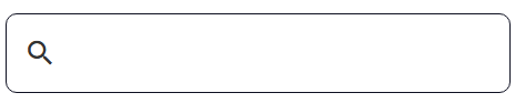 Seach frield with magnifying glass as search icon